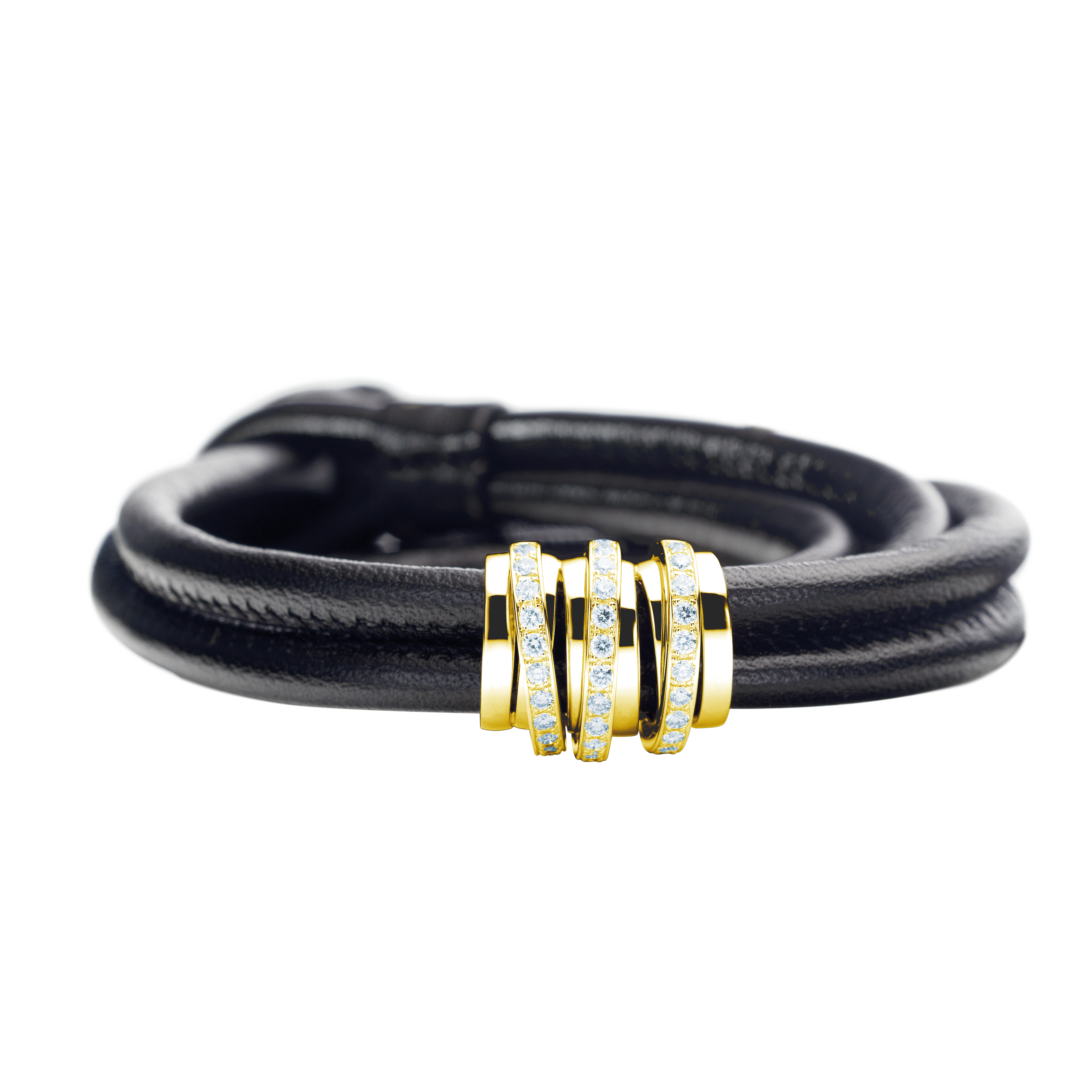 jewellery element for leather bracelet La Donna