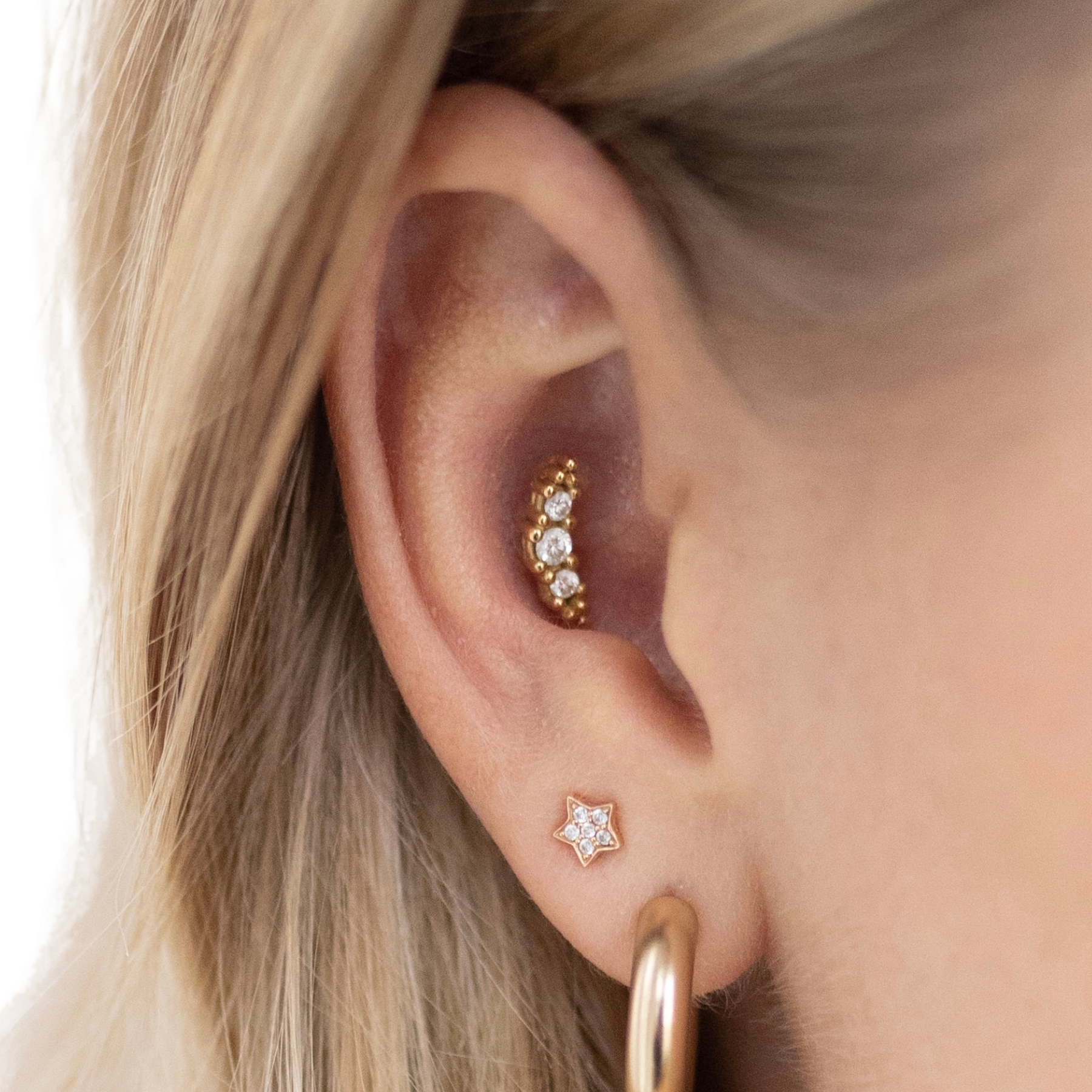 ear studs Forever Moon